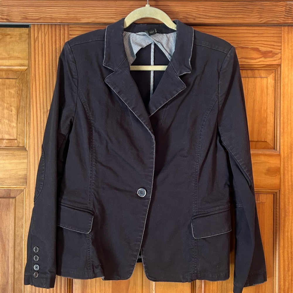 Peyton Jensen blazer, large, black wash